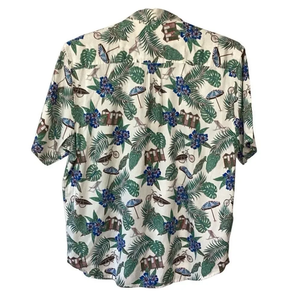 Tommy Bahama Cabana Club Camp Shirt Men’s Large Short Sleeve
